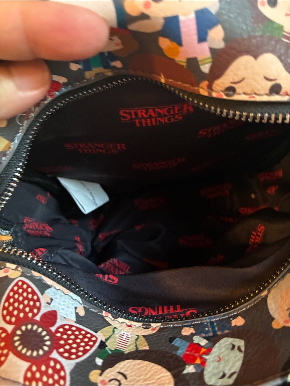 Loungefly Stranger Things Chibi Print Mini Backpack - Picture 7 of 9
